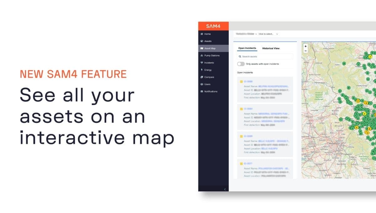 Samotics Asset Location Map
