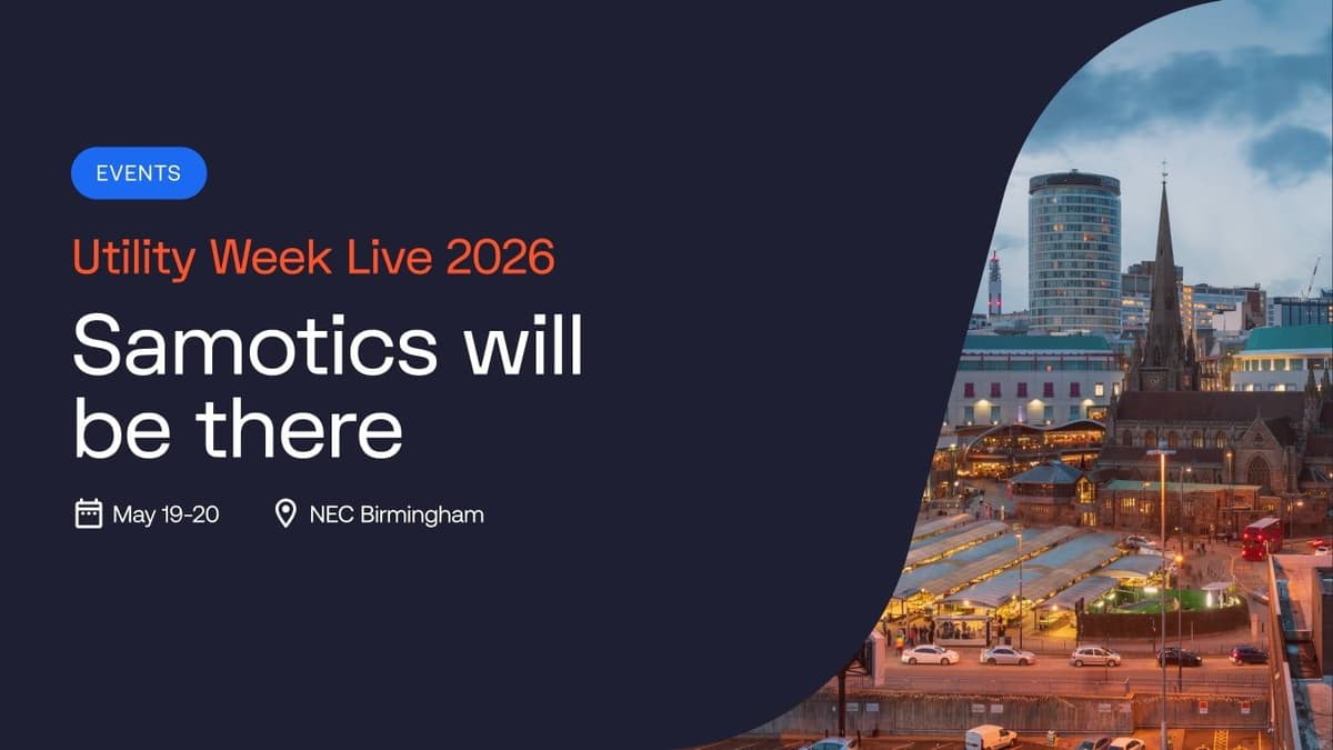 Meet Samotics at Utility Week Live 2026