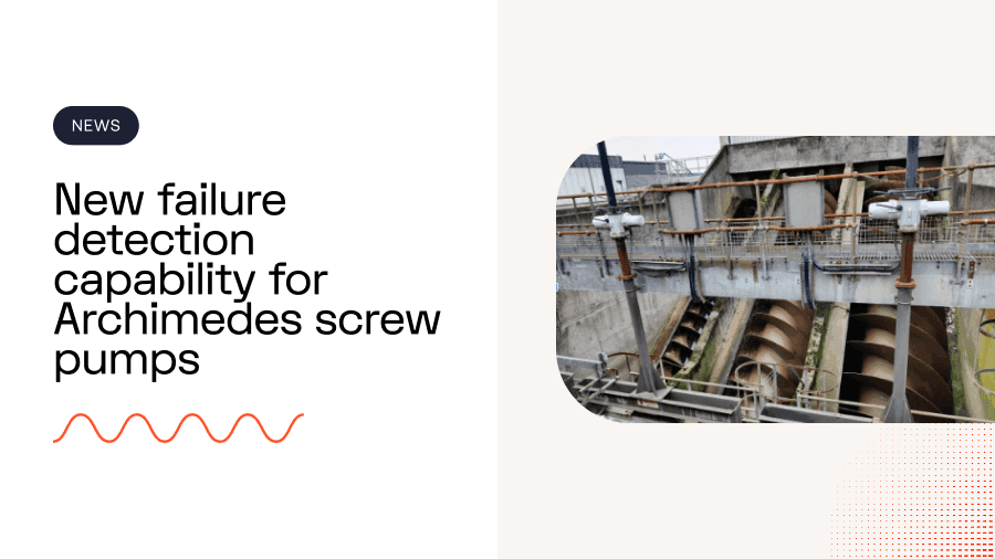 New failure detection capability for Archimedes screw pumps