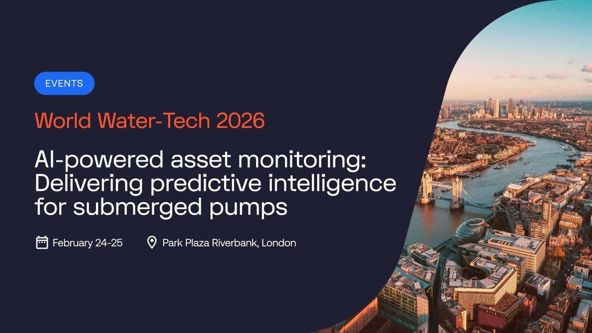 Meet Samotics at World Water-Tech Innovation Summit 2026 in London